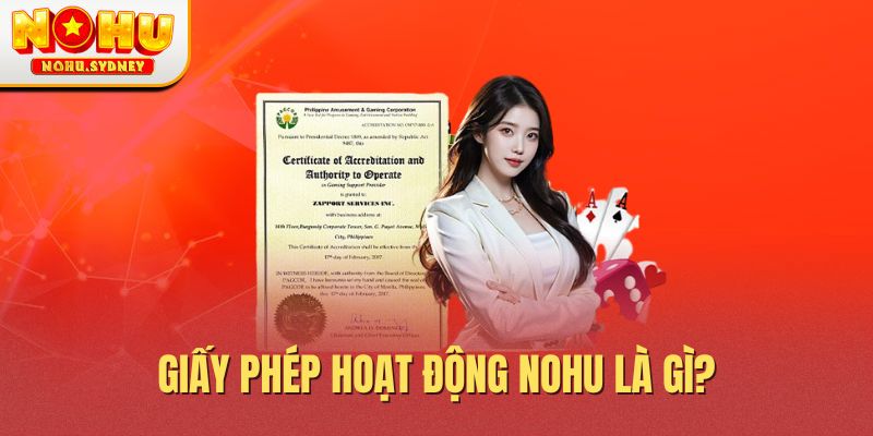 Giấy phép hoạt động NOHU là gì? Giấy phép hoạt động NOHU là gì?